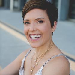 Paula Sturm smiling and laughing